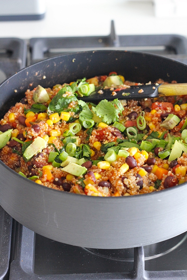 One Pan Mexican Quinoa | Crazy Vegan Kitchen