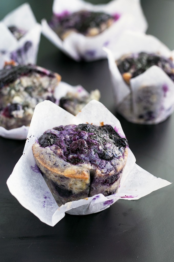 Loaded Vegan Blueberry Muffins | 21 Scrumptious Vegan Recipes to Fight Holiday Excess