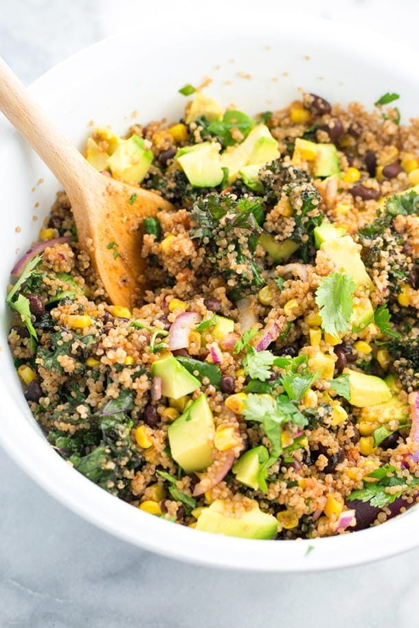 Vegan Mexican Quinoa Salad Crazy Vegan Kitchen