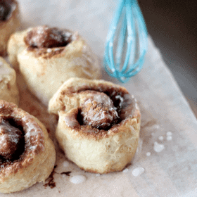 Vegan Cinnamon Roll Scones | CrazyVeganKitchen.com