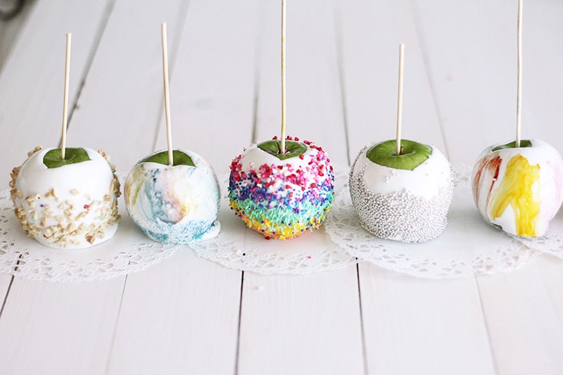 How to make Colorful Candy Apples My Wife Makes