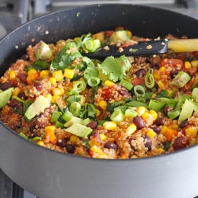 One Pan Mexican Quinoa | MyWIfeMakes.com