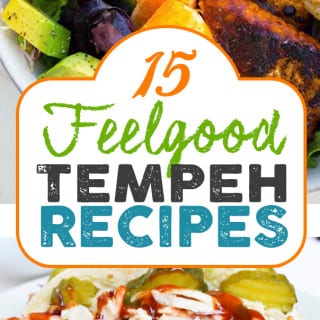 15 of the Best Vegan Tempeh Recipes! Guaranteed to make you feel good... Yum! #vegan #tempeh #recipes #best #food #roundup