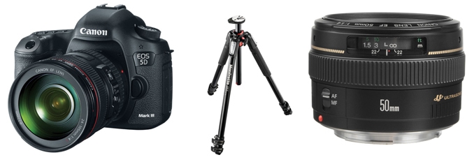 Food-Photography-Gear #camera #canon #tripod #50mm