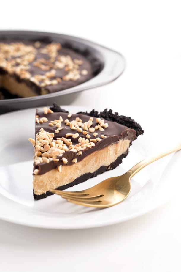 Oreo Peanut Butter Pie SO CREAMY Crazy Vegan Kitchen