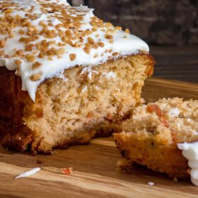 vegan carrot cake recipe.