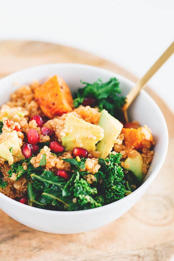 kale quinoa salad.