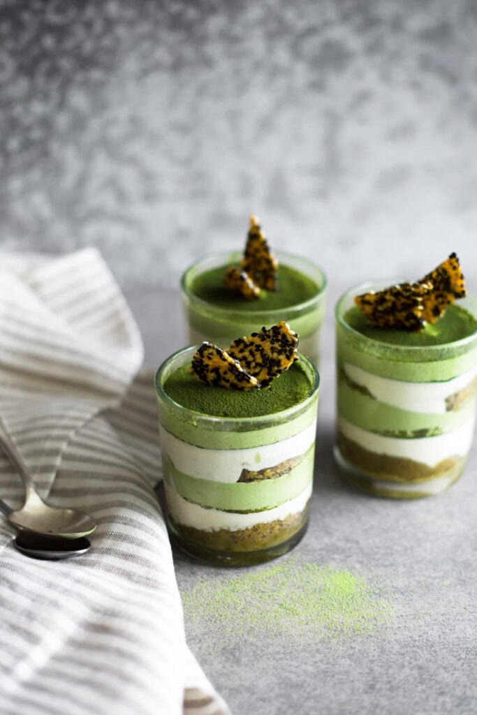 matcha dessert.