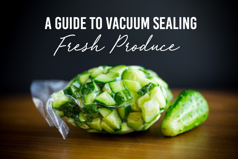 Everything you need to know about vacuum sealing your fresh produce. Save time, money and cut down on waste in one easy step! #vacuumsealing #produce #vegan #foodwaste #timesaving #vegetables #veganhacks #veganlife #veganfood #veggies #fruit