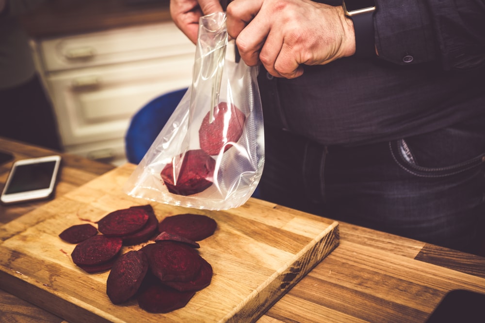 Everything you need to know about vacuum sealing your fresh produce. Save time, money and cut down on waste in one easy step! #vacuumsealing #produce #vegan #foodwaste #timesaving #vegetables #veganhacks #veganlife #veganfood #veggies #fruit