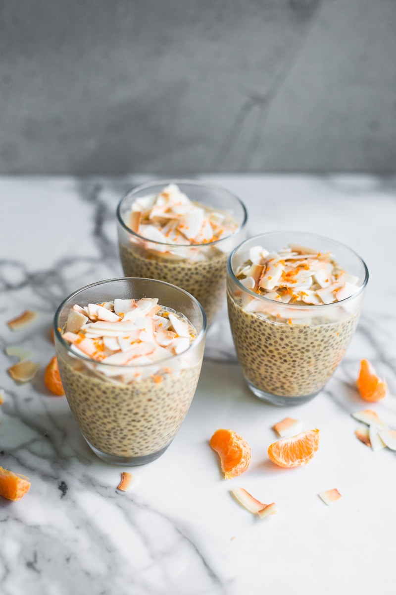 These Vegan Orange Creamsicle Chia Seed Puddings are a little taste of heaven - 6 Ingredients, Dairy Free, Easy To Make and much easier to eat! #chia #creamsicle #orange #pudding #chiapudding #vegan #dairyfree #healthy #breakfast #simple #weightloss #coconut #almondmilk #easyrecipes