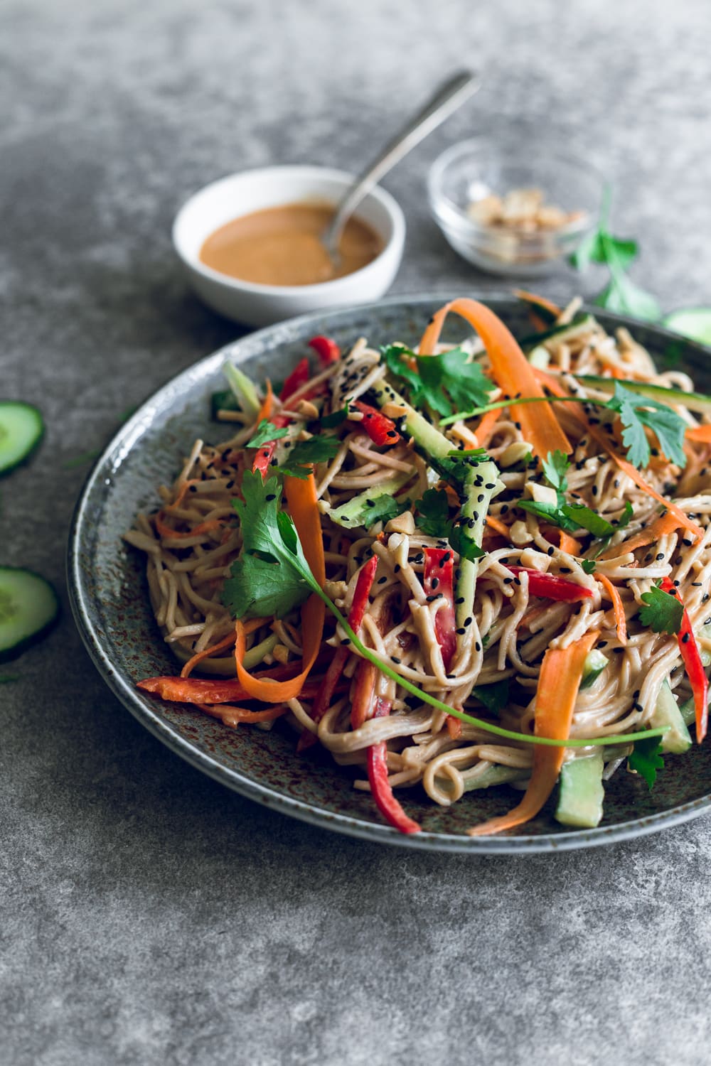 Healthy Peanut Soba Noodle Salad Crazy Vegan Kitchen