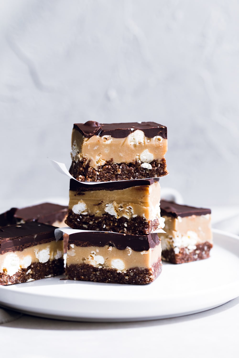 dairy free caramel slice