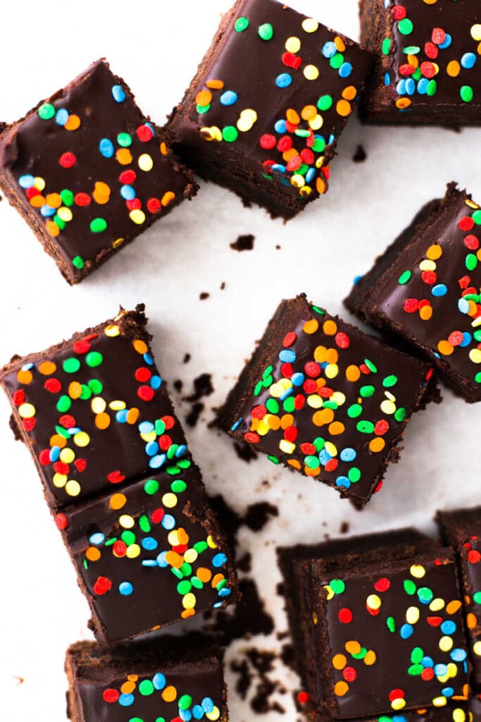 Vegan Cosmic Brownies NO eggs! Crazy Vegan Kitchen