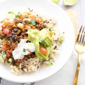 vegan burrito bowls