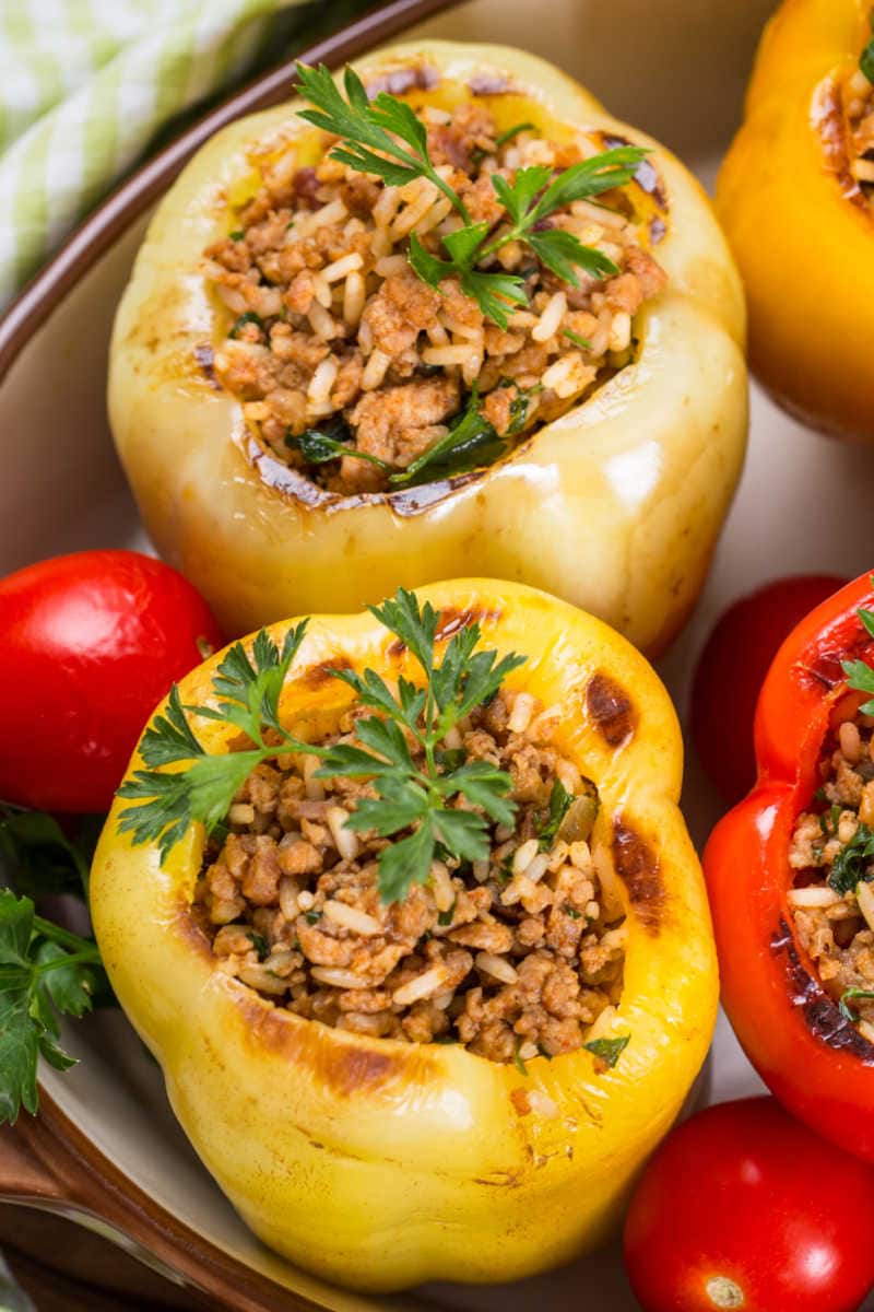 vegan stuffed peppers