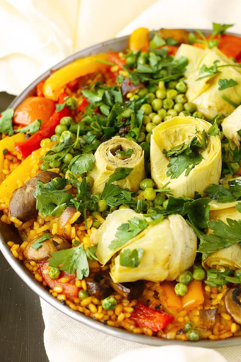 vegan paella