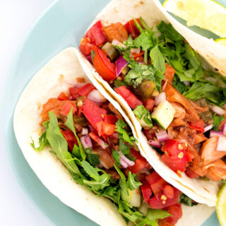 vegan jackfruit tacos