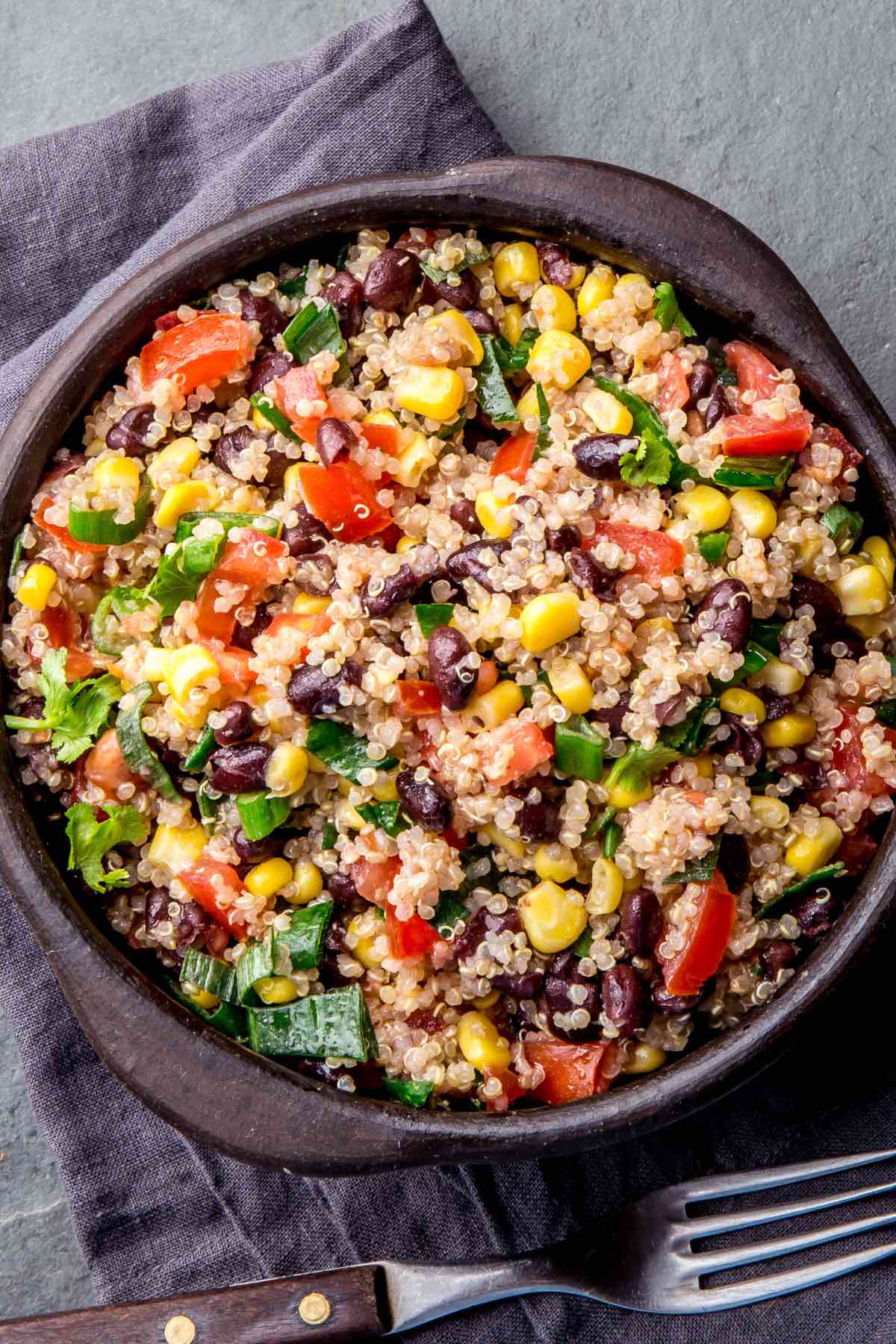 mexican quinoa bowl.