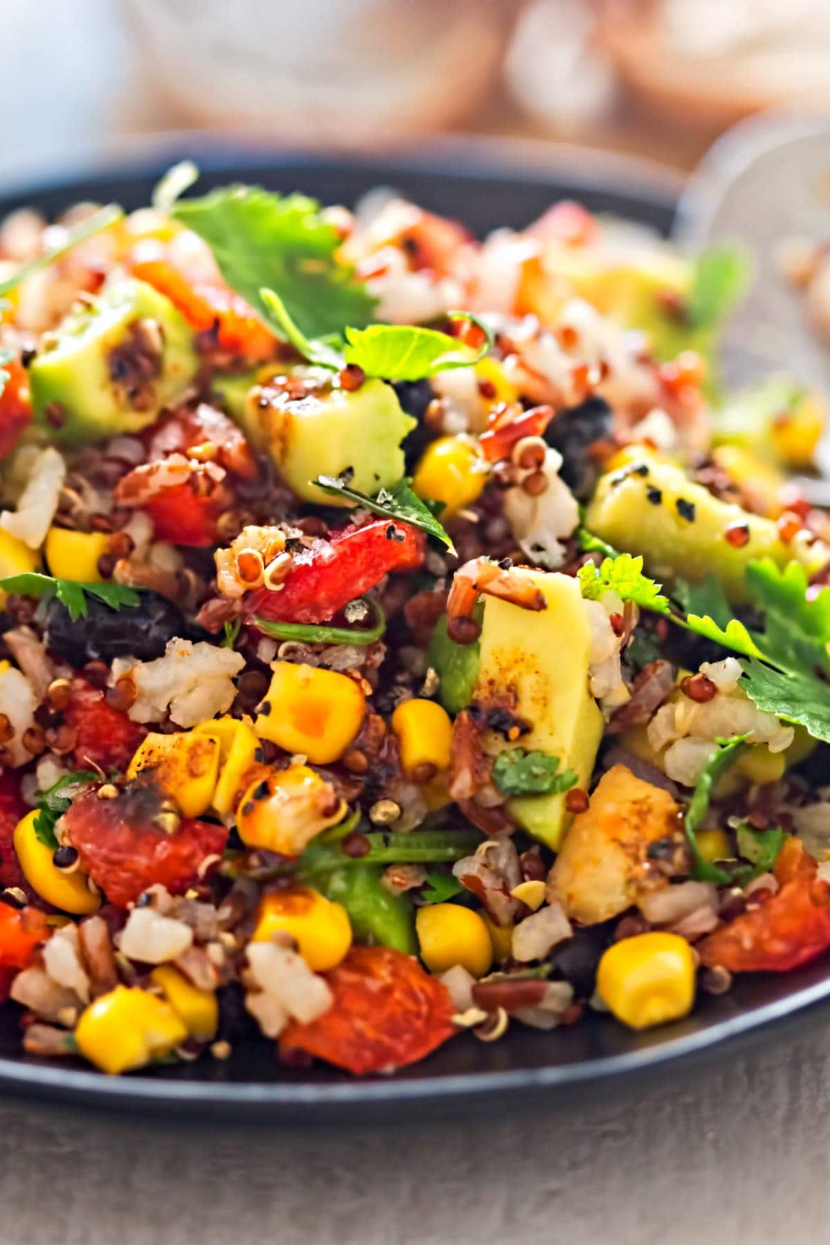 mexican quinoa casserole.