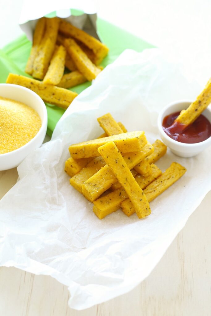 polenta fries.