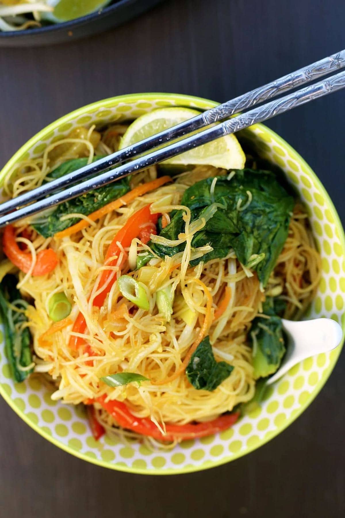 singapore rice noodles.