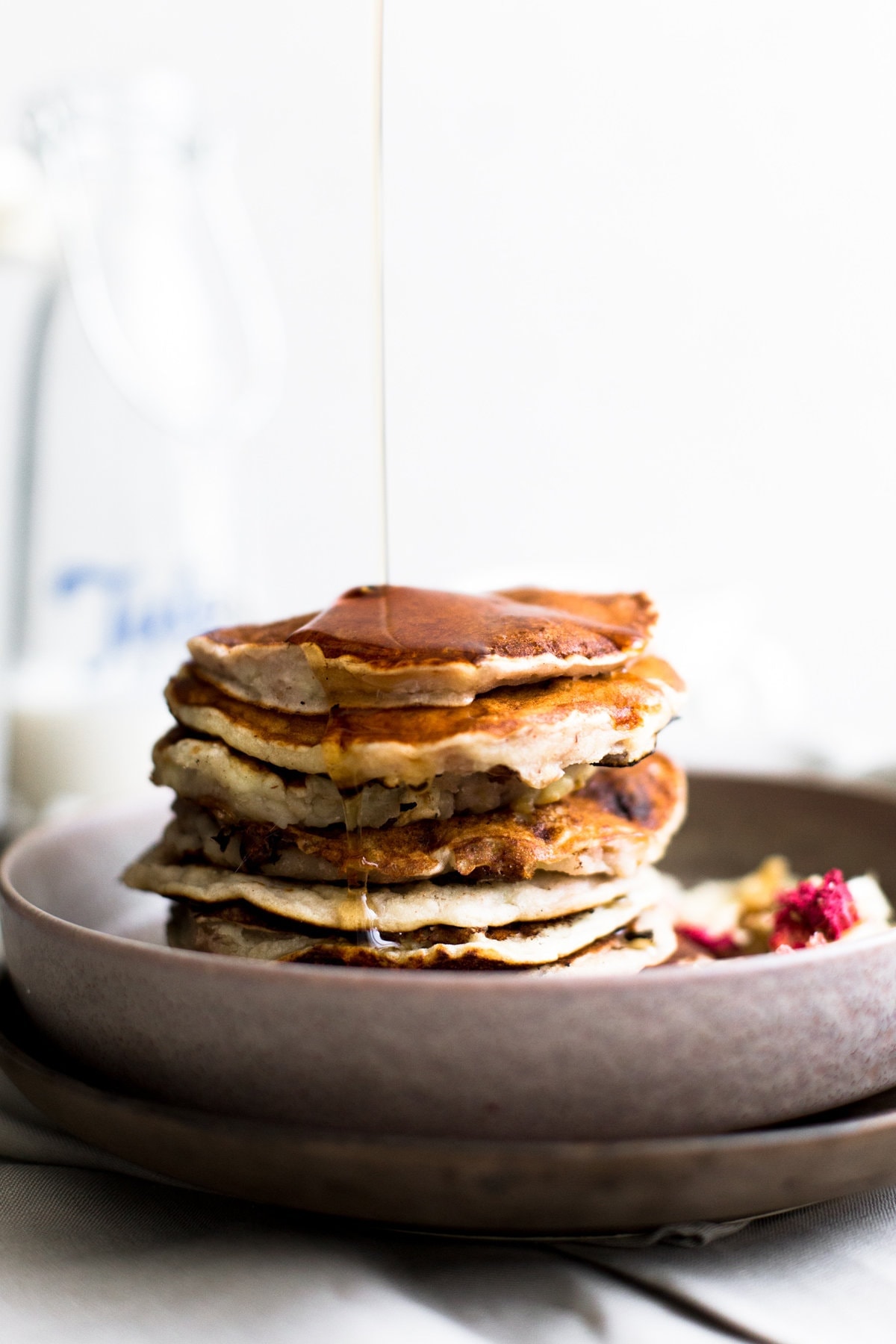 vegan banana pancakes.