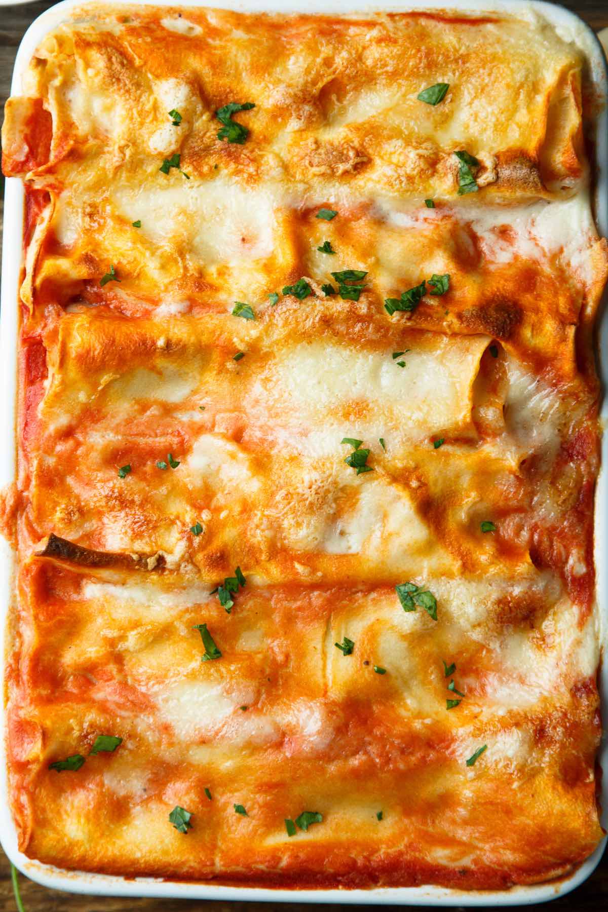 vegetarian lasagna.