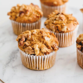 vegan pumpkin muffins recipe.