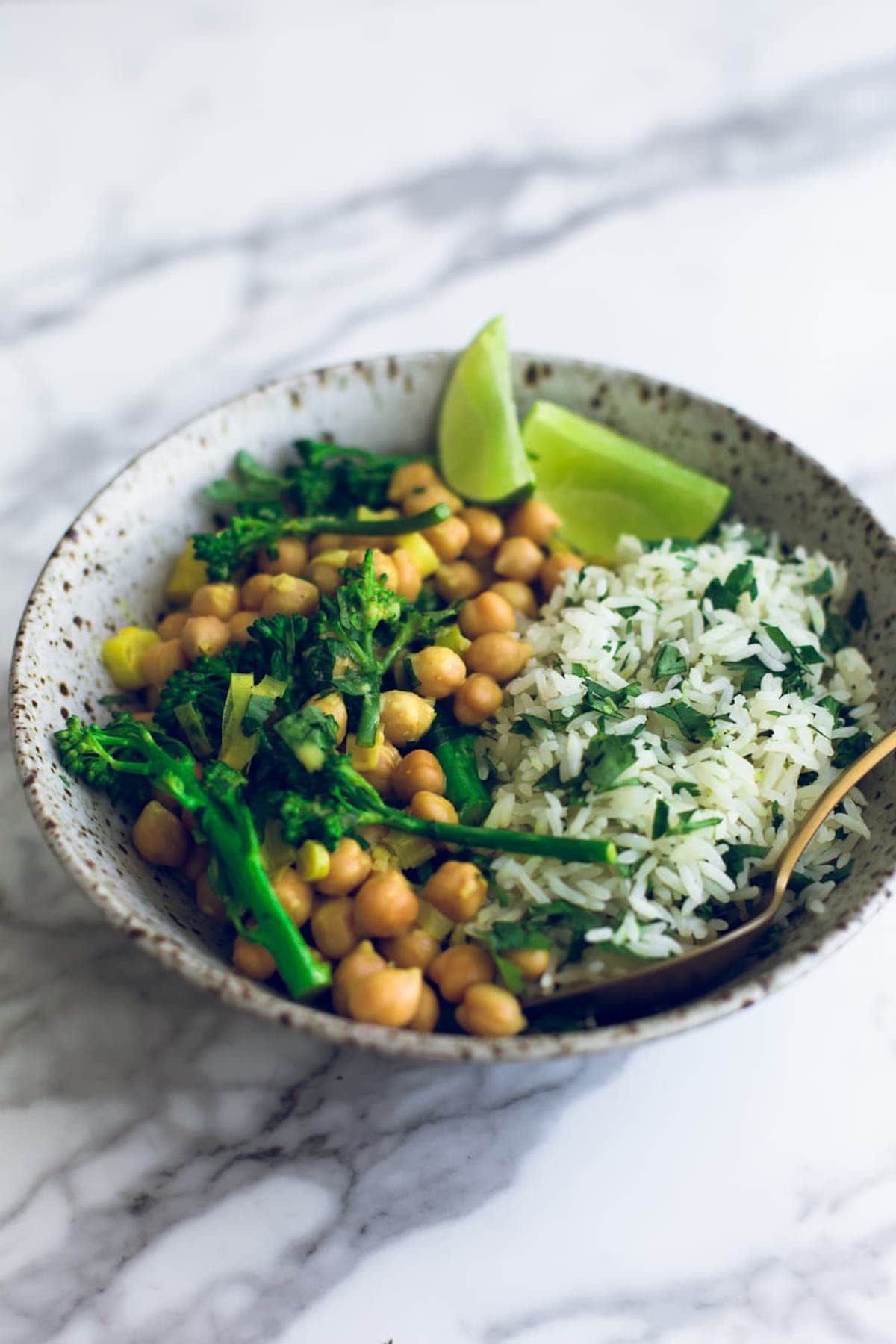 coconut chickpea curry.