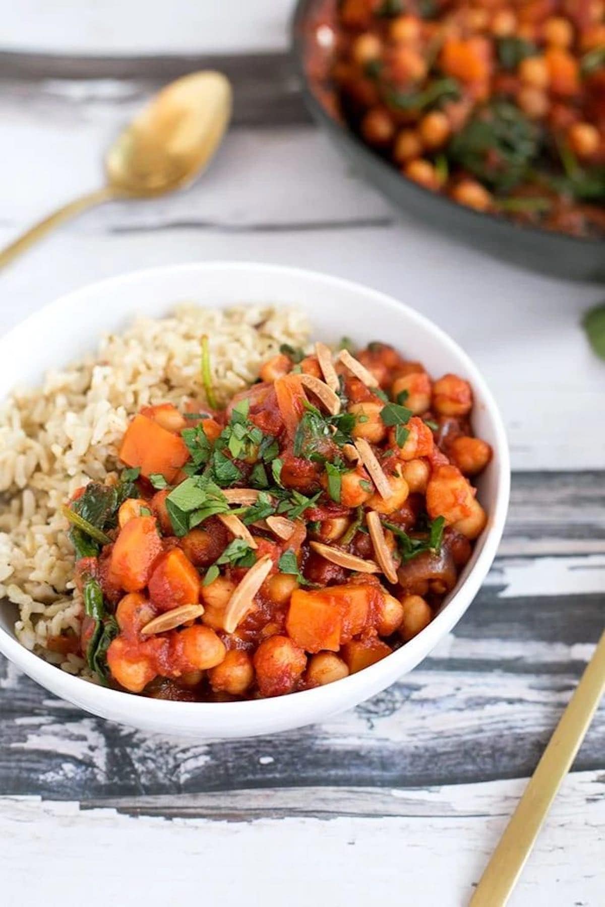moroccan chickpea stew.