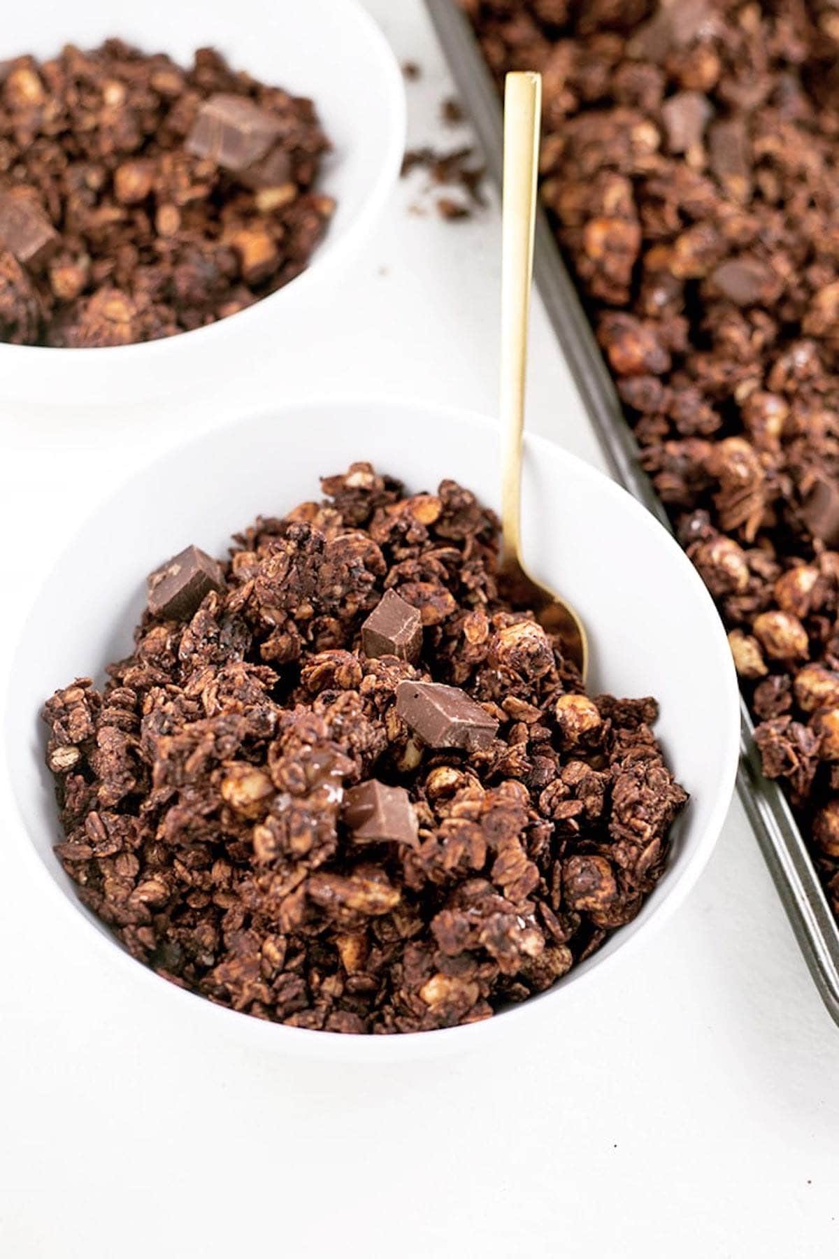 chocolate granola.