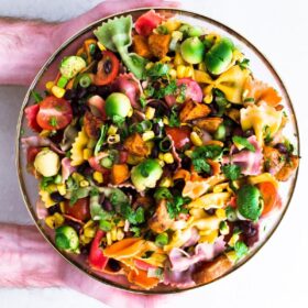 mexican pasta salad recipe.