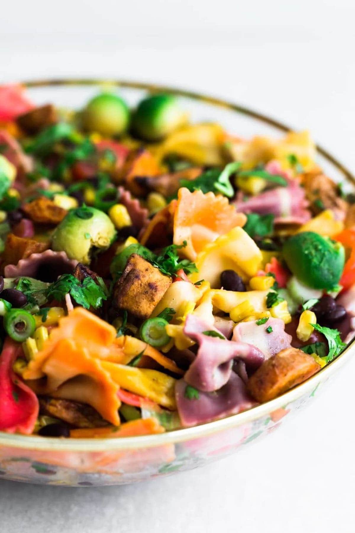 mexican corn pasta salad.