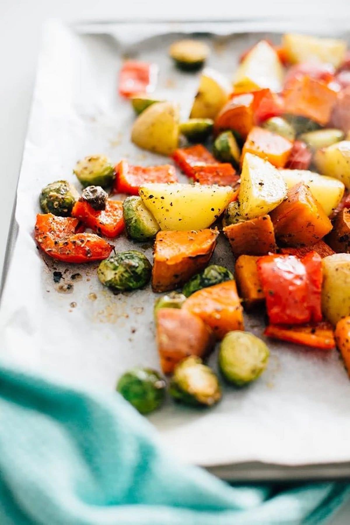 roasted vegetables.