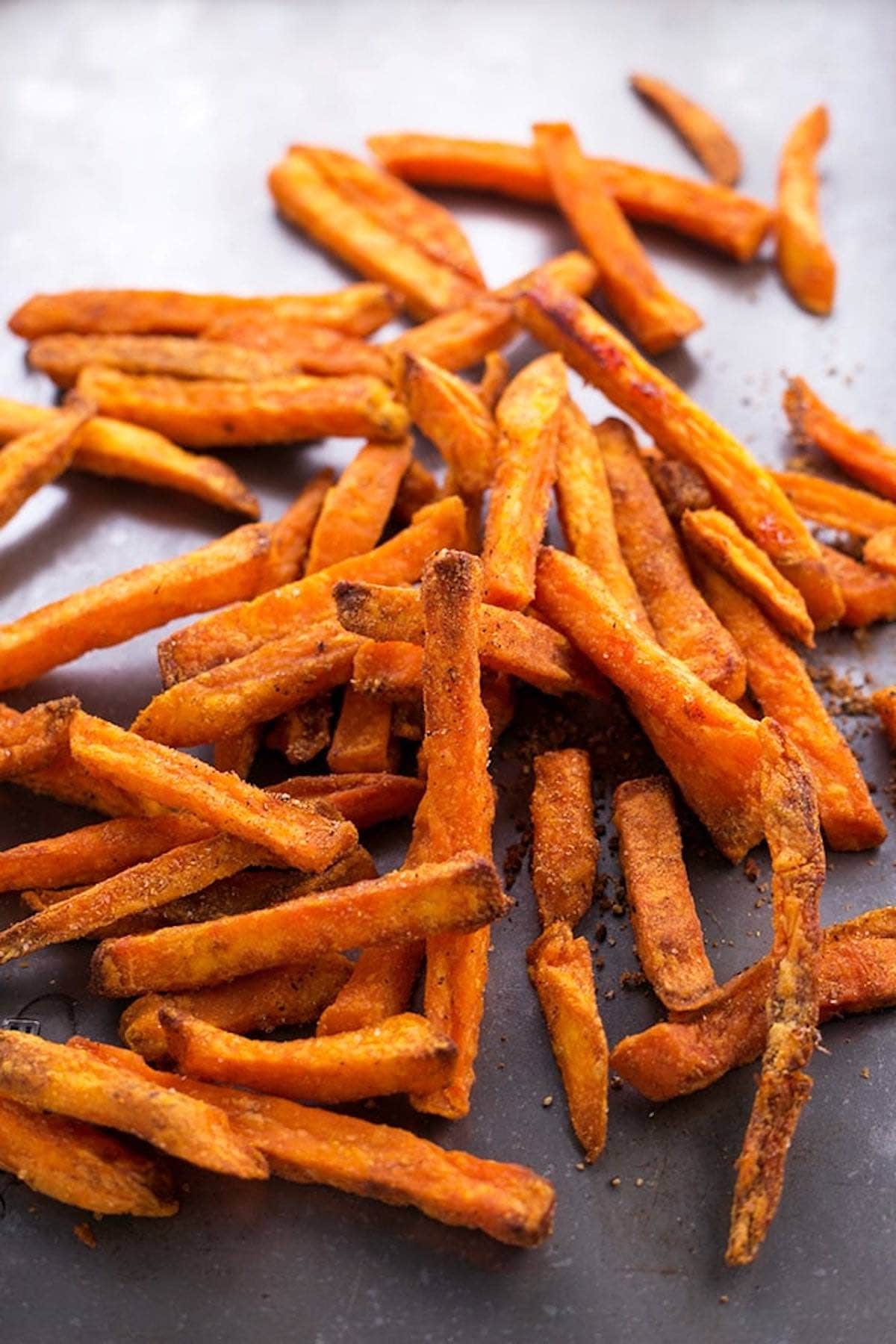 how to make sweet potato fries.