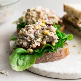 chickpea tuna salad recipe.