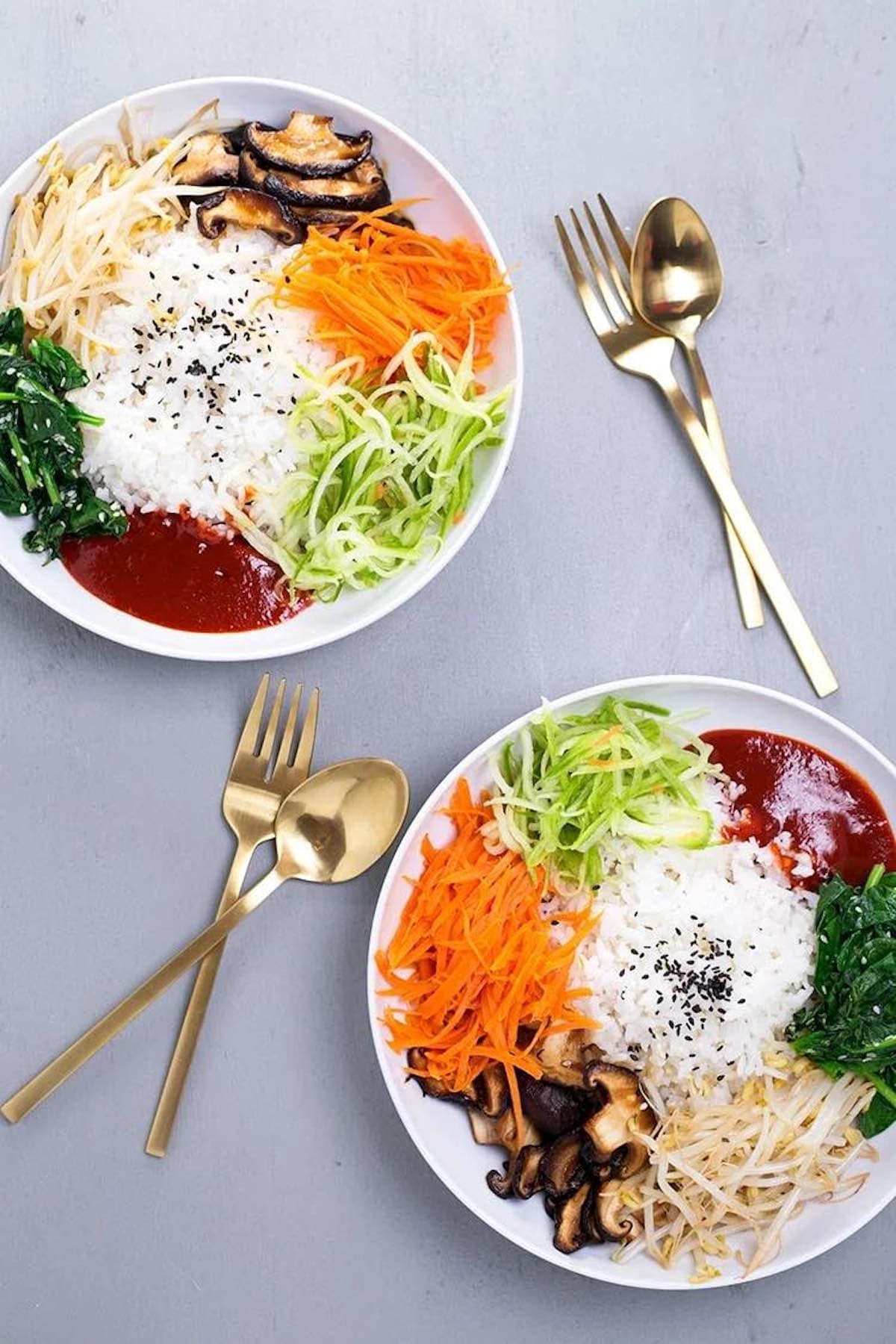 vegan bibimbap.