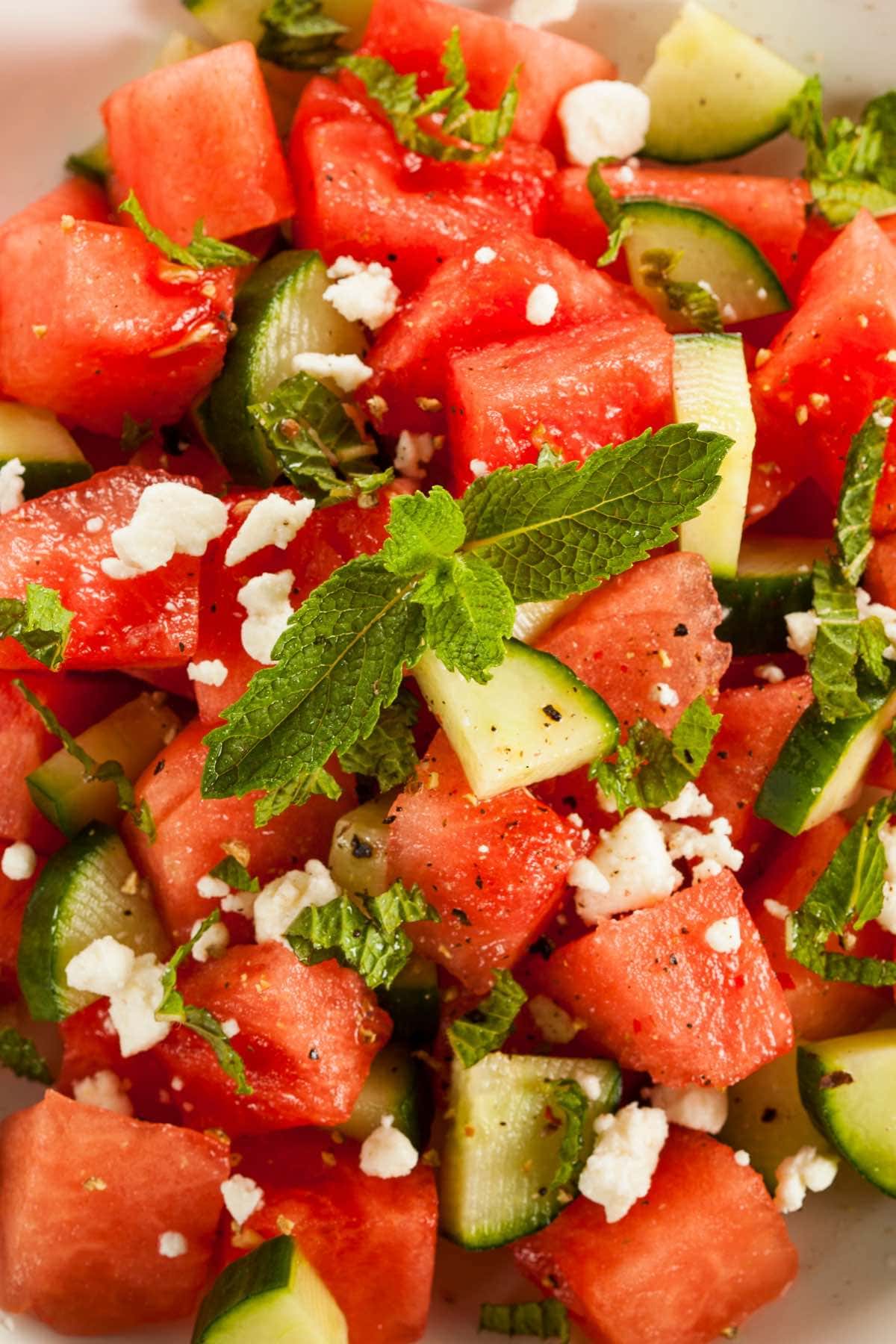 watermelon feta salad.