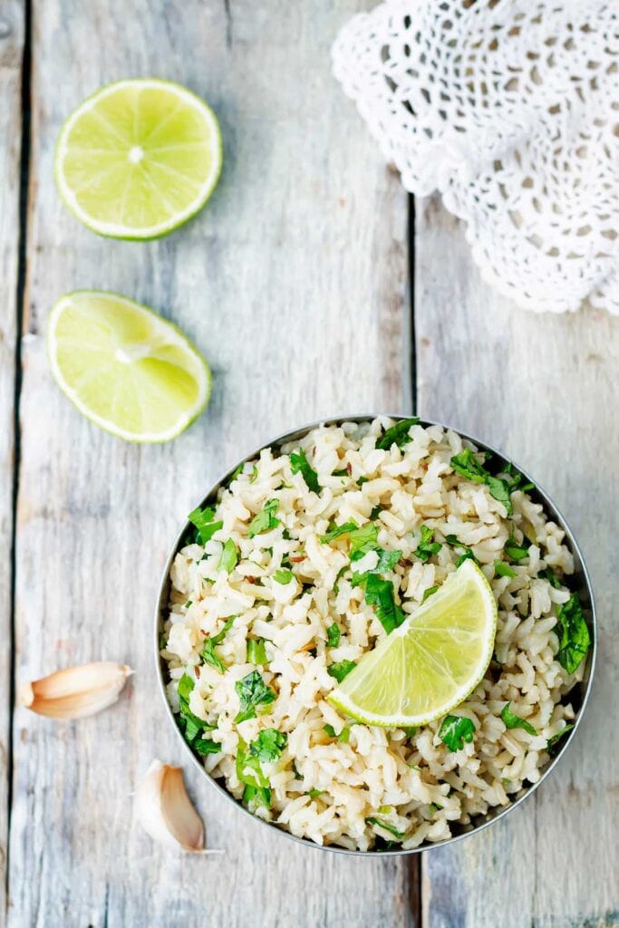 cilantro lime rice.