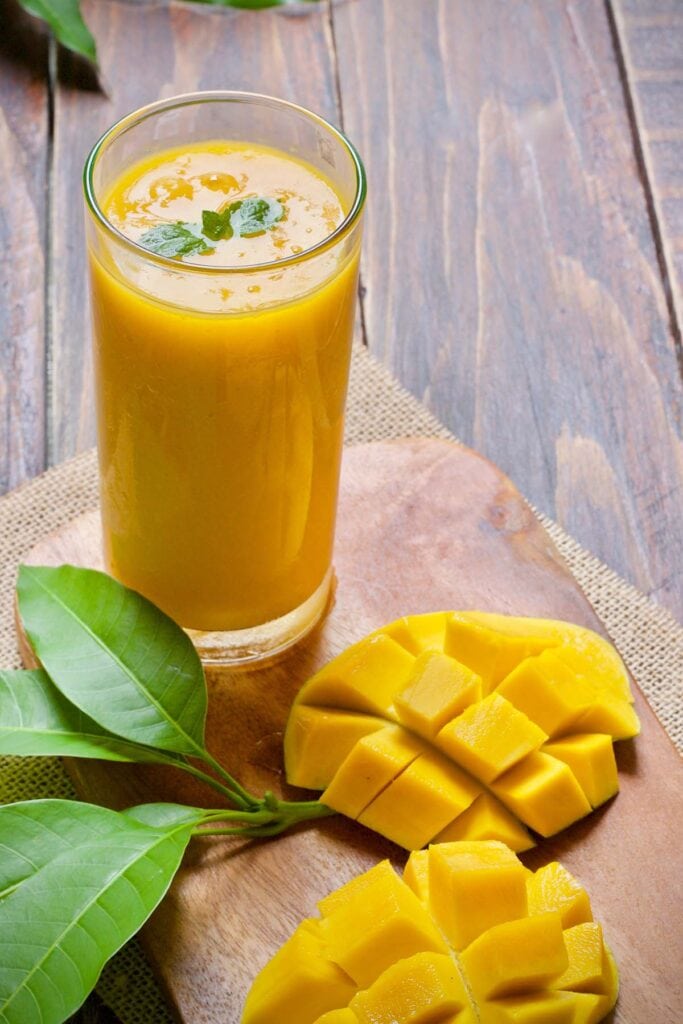fresh mango juice.
