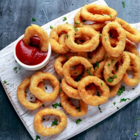 onion rings recipe.
