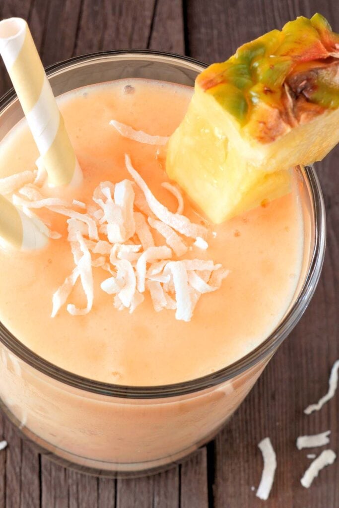 tropical fruit smoothie.