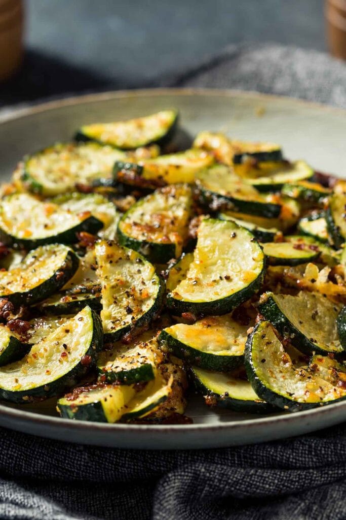 baked zucchini.