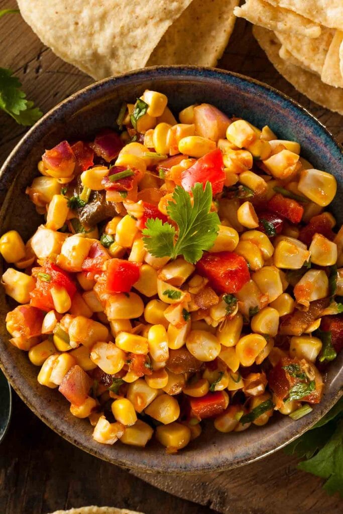 corn salsa.