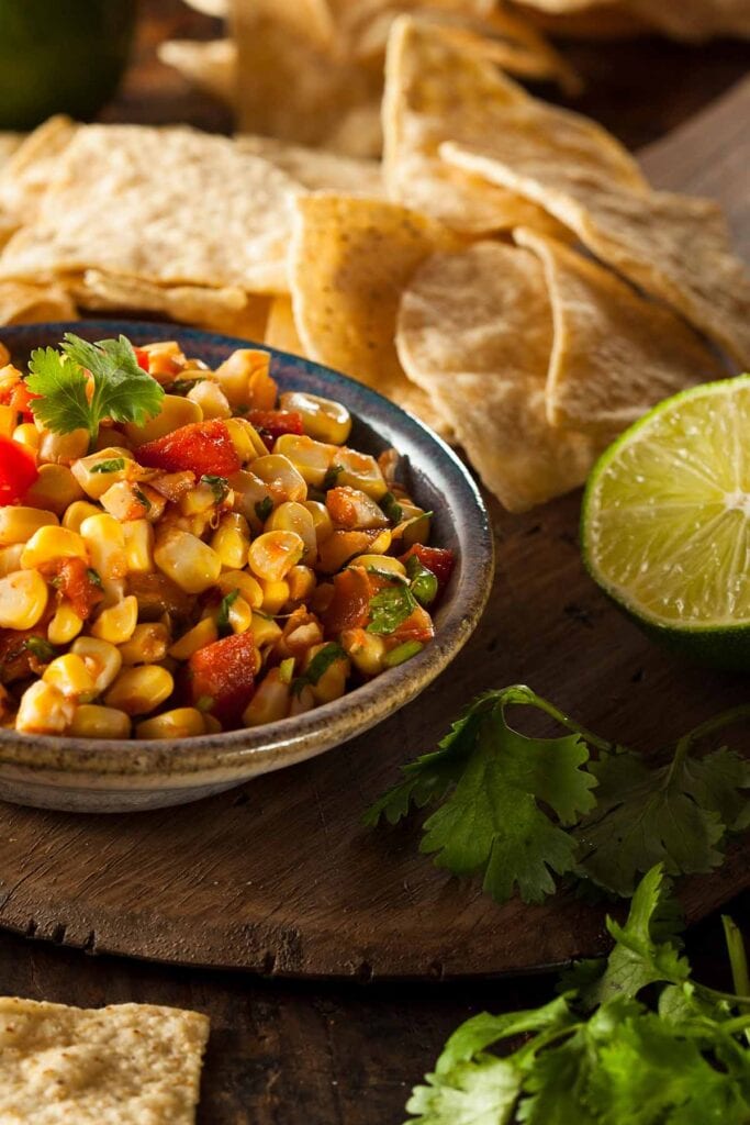 corn tomato salsa.