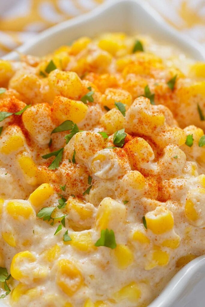 creamy corn.