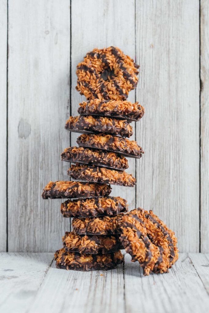 girl scout samoas cookies.