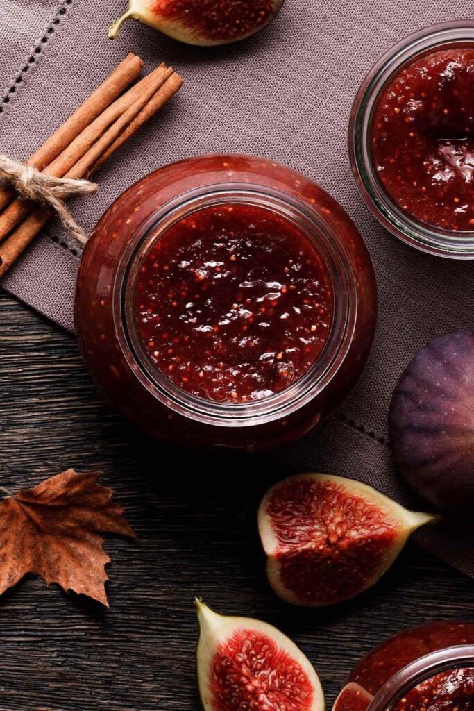 homemade fig jam.