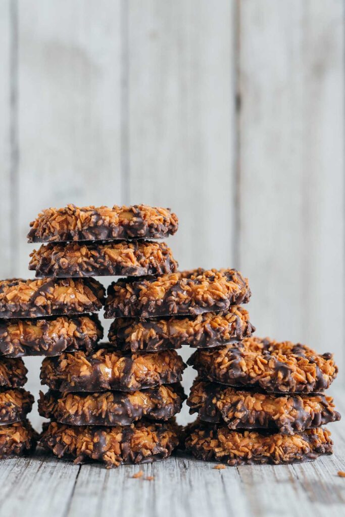 homemade samoas cookies.